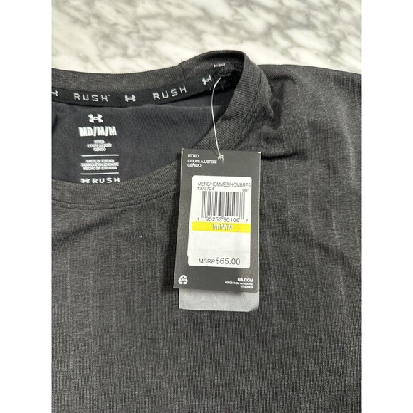 Under Armour Rush Celliant Athletic Gray Mens Medium Breathable jersey 1373724 - Picture 8 of 10